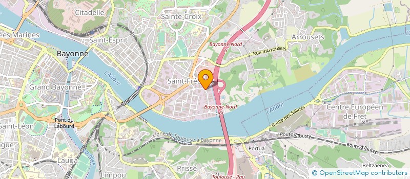 localisation de l'entreprise SAS TOO LATE ESCAPE GAME à BAYONNE