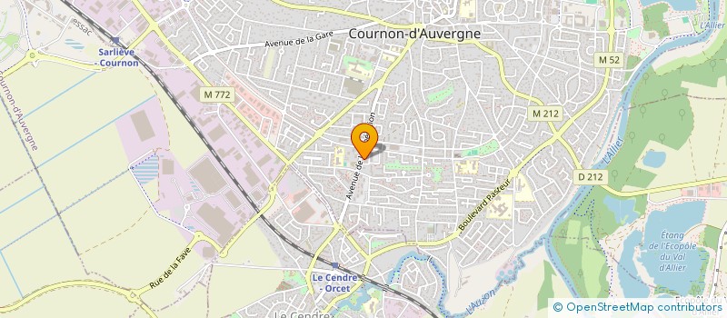 localisation de l'entreprise SAS TOPKAPI  COURNON-D'AUVERGNE