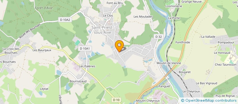 localisation de l'entreprise SAS TOPOLIM à SAINT-PRIEST-SOUS-AIXE