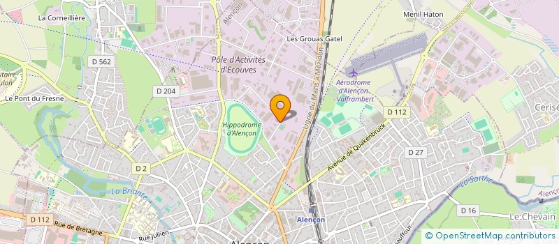 localisation de l'entreprise SAS TOUDJA à ALENCON
