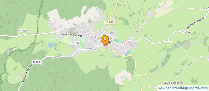 localisation de l'entreprise SAS TOUFFU à SAINT-HONORE-LES-BAINS