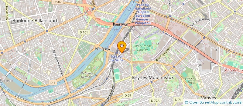 localisation de l'entreprise SAS TOULOUSE RUE ACHILLE VIADIEU à ISSY-LES-MOULINEAUX