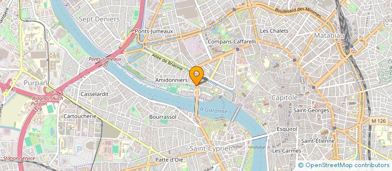 localisation de l'entreprise SAS TOULOUSE SEPTET  TOULOUSE