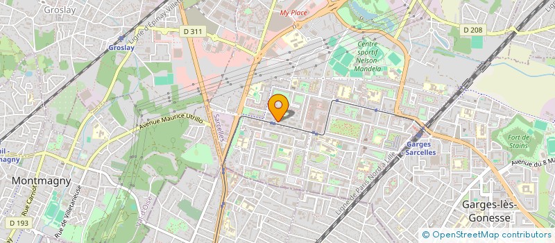 localisation de l'entreprise SAS TOURENOV à SARCELLES