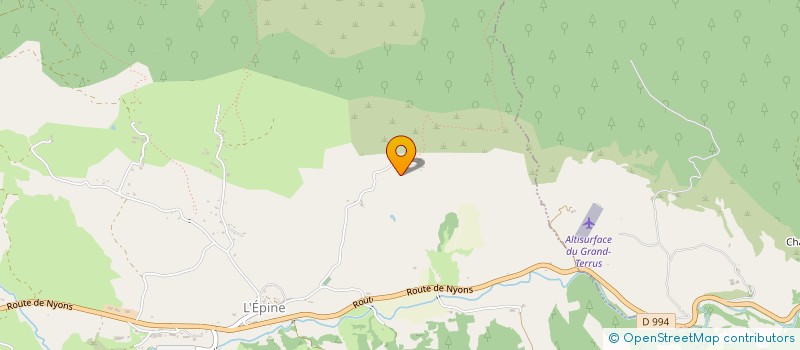 localisation de l'entreprise SAS TOURTET FRERES  LE BERSAC