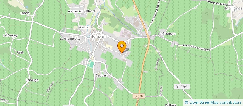 localisation de l'entreprise SAS TOUT ACHAT FER à RAUZAN