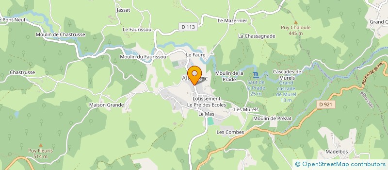 localisation de l'entreprise SAS TOUT SEUL  ALBUSSAC