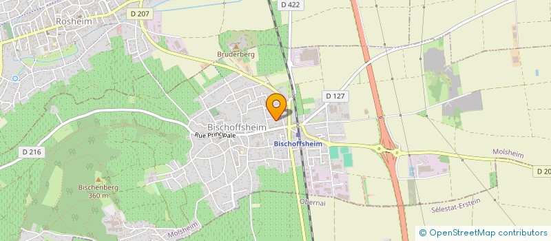 localisation de l'entreprise SAS TPA à BISCHOFFSHEIM