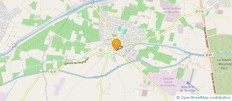 localisation de l'entreprise SAS TR PRINTER  TORREILLES