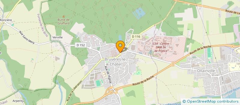 localisation de l'entreprise SAS TRACKINGPROD à BRUYERES-LE-CHATEL