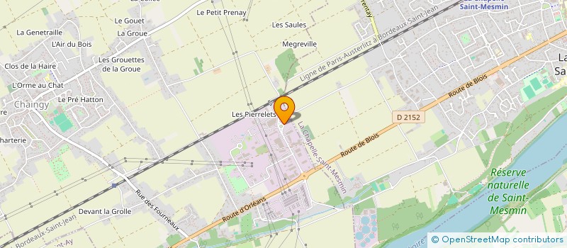 localisation de l'entreprise SAS TRAITAGRI CENTRE à CHAINGY