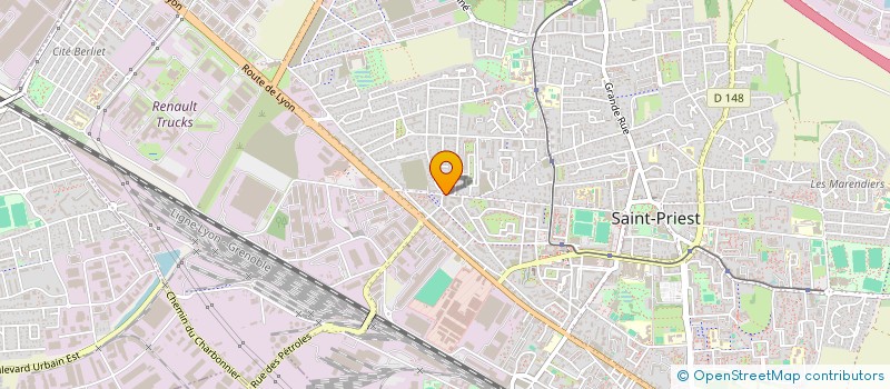 localisation de l'entreprise SAS TRAITEUR ASIE  SAINT-PRIEST