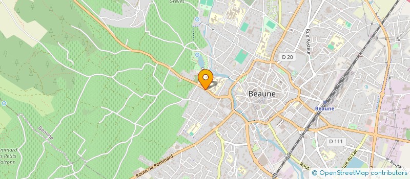 localisation de l'entreprise SAS TRAITEUR CITRON VERT à BEAUNE