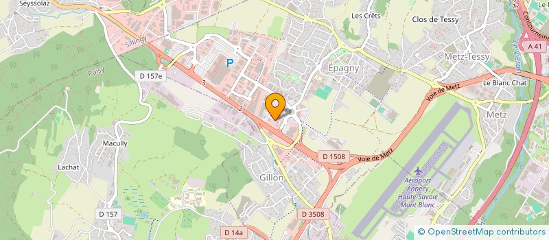 localisation de l'entreprise SAS TRANCHANT à EPAGNY METZ-TESSY