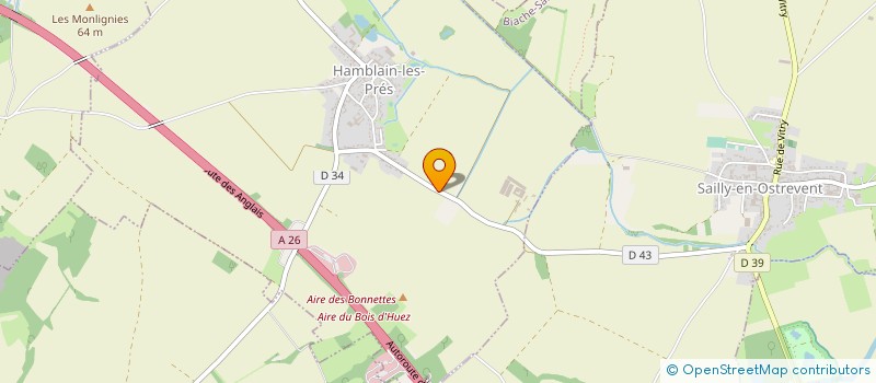 localisation de l'entreprise SAS TRANNIN  HAMBLAIN-LES-PRES