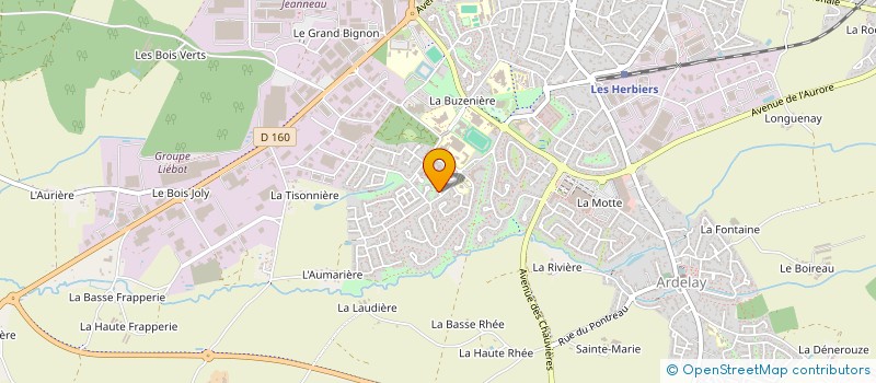 localisation de l'entreprise SAS TRANQUILOUE  LES HERBIERS