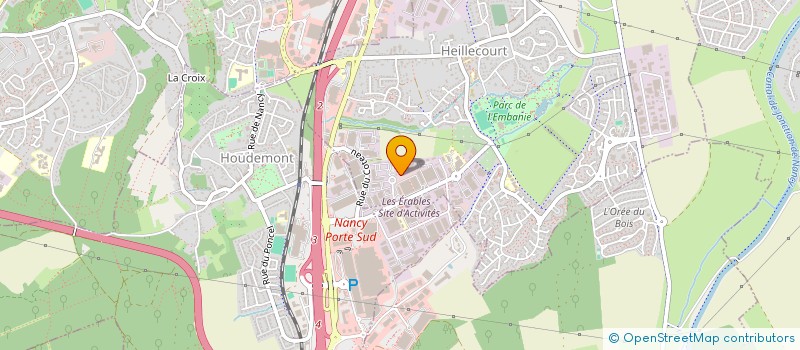 localisation de l'entreprise SAS TRANS FMH  HEILLECOURT