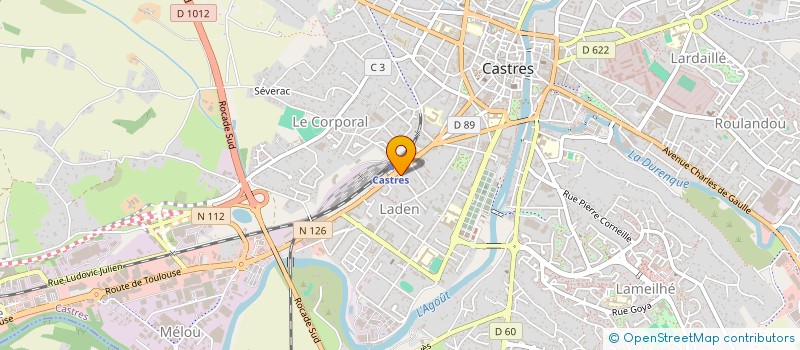 localisation de l'entreprise SAS TRANS TRADE à CASTRES