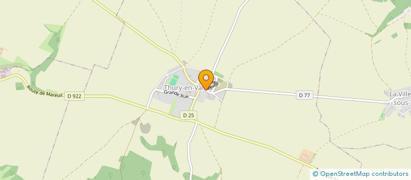 localisation de l'entreprise SAS TRANSPORTS BRETONEICHE  THURY-EN-VALOIS