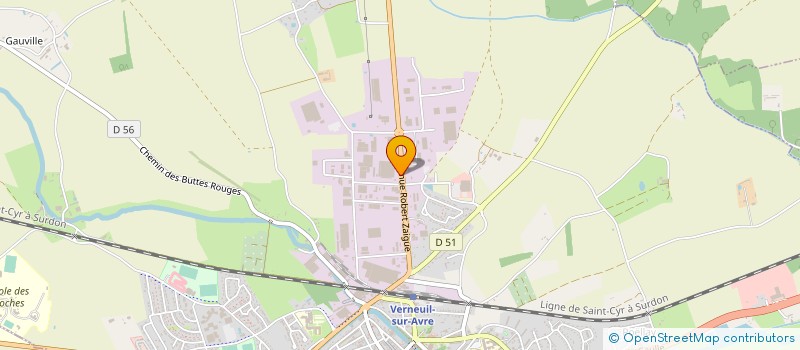 localisation de l'entreprise SAS TRANSPORTS DESCHAMPS à VERNEUIL D'AVRE ET D'ITON