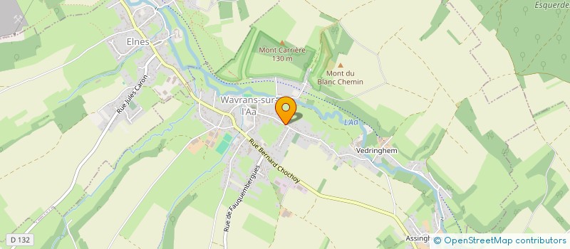 localisation de l'entreprise SAS TRANSPORTS LAMOUR  WAVRANS-SUR-L'AA