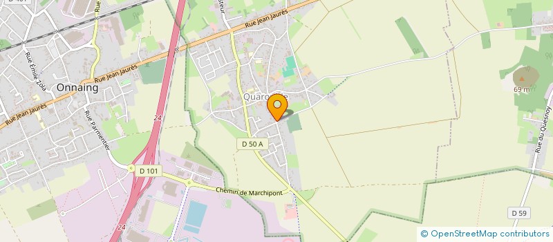 localisation de l'entreprise SAS TRANSPORTS LECANU  QUAROUBLE