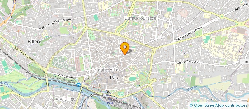 localisation de l'entreprise SAS TRANSPORTS ROBERT ARRIEUS à PAU