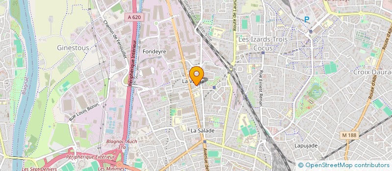 localisation de l'entreprise SAS TRANSPORTS SOLUTIONS à TOULOUSE