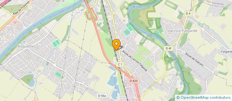 localisation de l'entreprise SAS TRAVAUX D ETANCHEIFICATION ET DE BARDAGE à PINSAGUEL