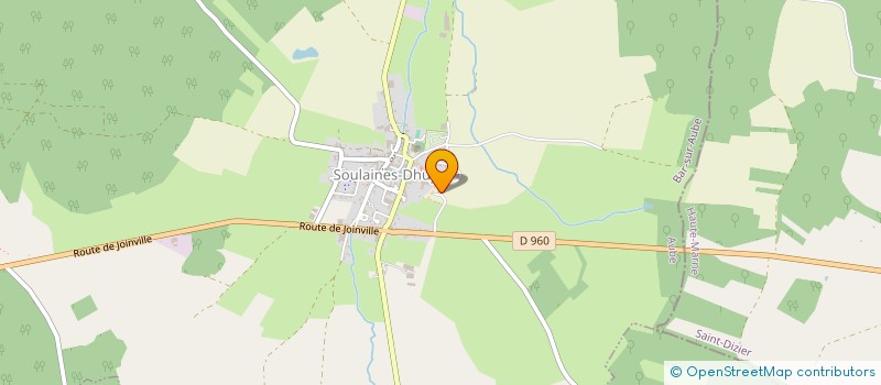 localisation de l'entreprise SAS TRAVAUX FORESTIERS  SOULAINES-DHUYS