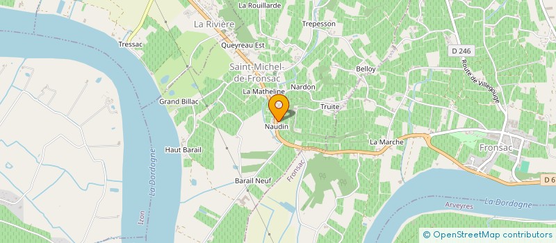 localisation de l'entreprise SAS TRAVERS  SAINT-MICHEL-DE-FRONSAC