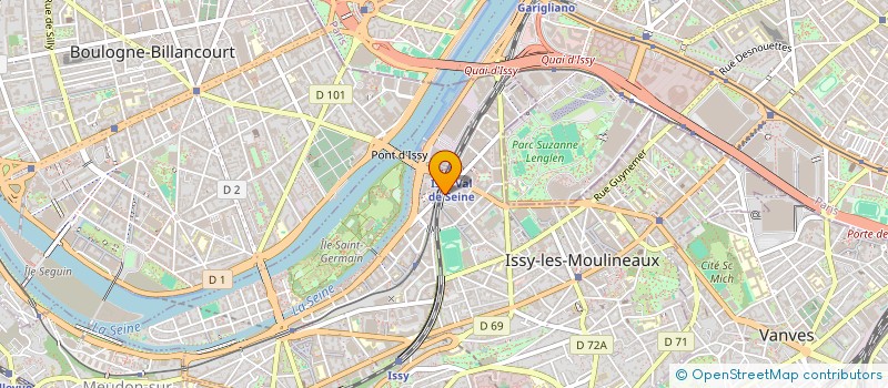 localisation de l'entreprise SAS TRENAMENTO à ISSY-LES-MOULINEAUX