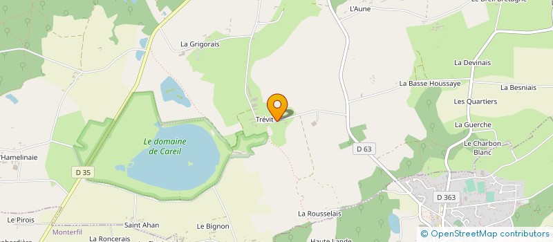 localisation de l'entreprise SAS TREVINERGIE à IFFENDIC