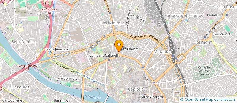 localisation de l'entreprise SAS TRIANGLES à TOULOUSE