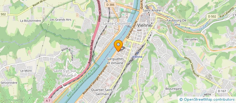 localisation de l'entreprise SAS TRICOLI  VIENNE