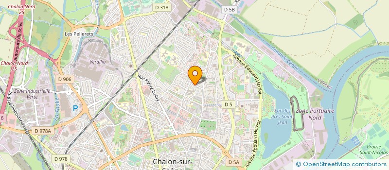localisation de l'entreprise SAS TRINIDAD à CHALON-SUR-SAONE