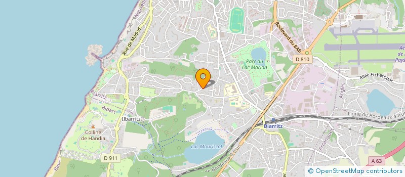 localisation de l'entreprise SAS TROYSO à BIARRITZ