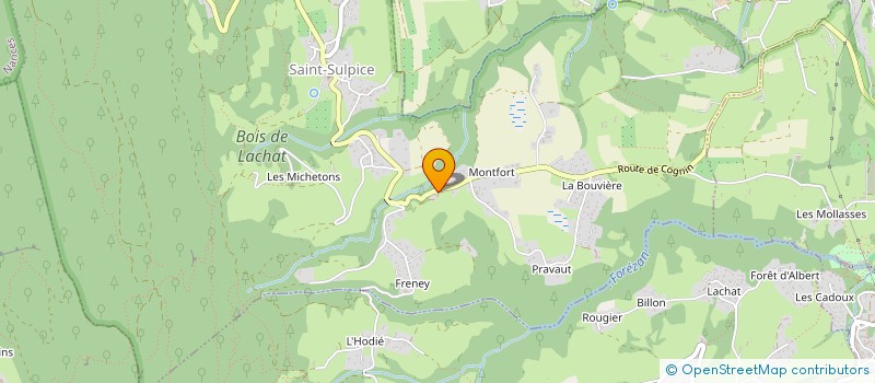 localisation de l'entreprise SAS TRS  SAINT-SULPICE