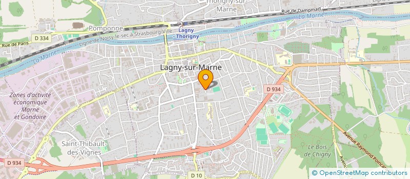 localisation de l'entreprise SAS TRUGAREZ LA VARENNE à LAGNY-SUR-MARNE