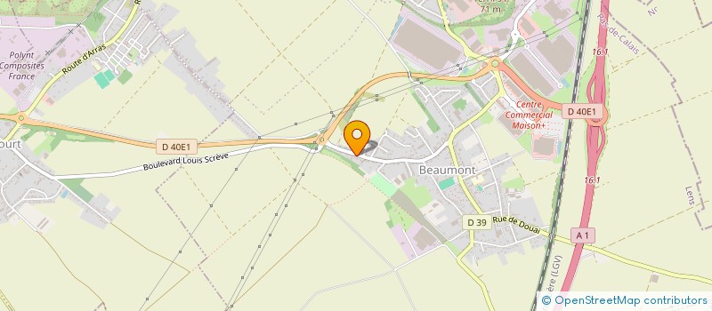 localisation de l'entreprise SAS TS-LOC à HENIN-BEAUMONT