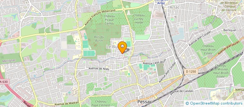 localisation de l'entreprise SAS TTB  MERIGNAC