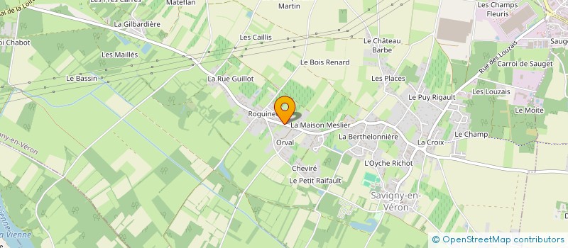 localisation de l'entreprise SAS TUFINV'  SAVIGNY-EN-VERON