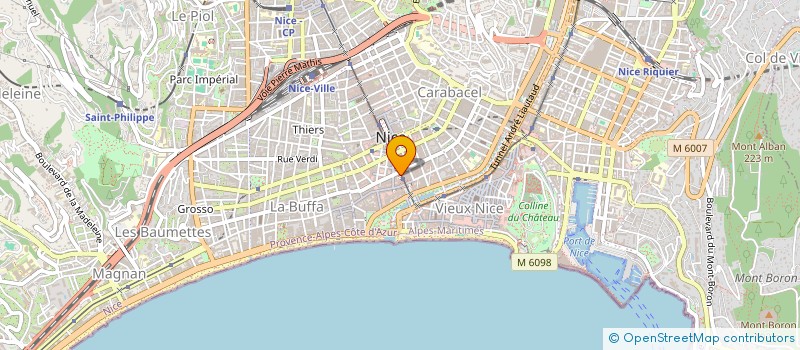 localisation de l'entreprise SAS TYCHE CAPITAL  NICE
