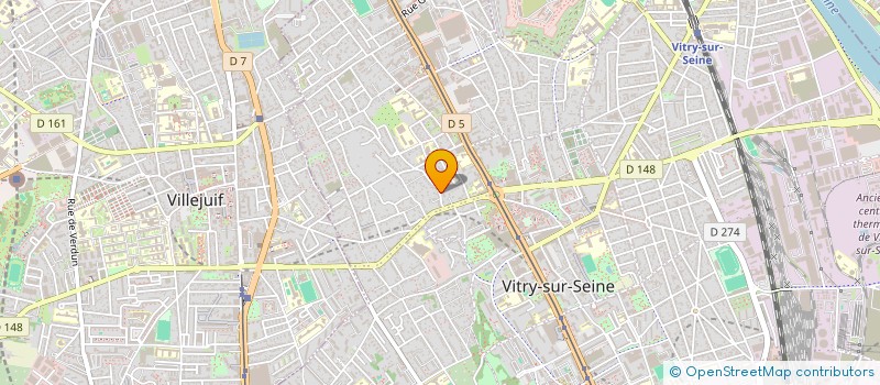 localisation de l'entreprise SAS-U MCA à VITRY-SUR-SEINE