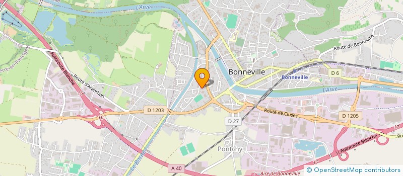 localisation de l'entreprise SAS-U PEKDEMIR DAVUT  BONNEVILLE