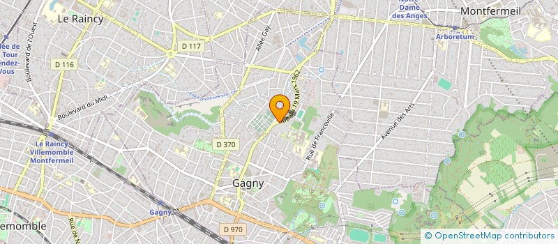 localisation de l'entreprise SAS-U TIBI à GAGNY