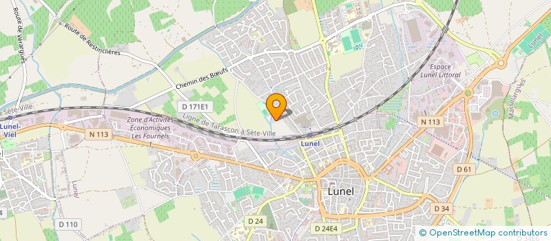 localisation de l'entreprise SAS UD à LUNEL