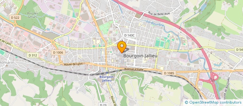localisation de l'entreprise SAS ULICO à BOURGOIN-JALLIEU