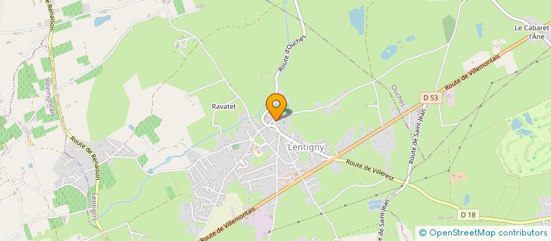 localisation de l'entreprise SAS ULTIME  LENTIGNY