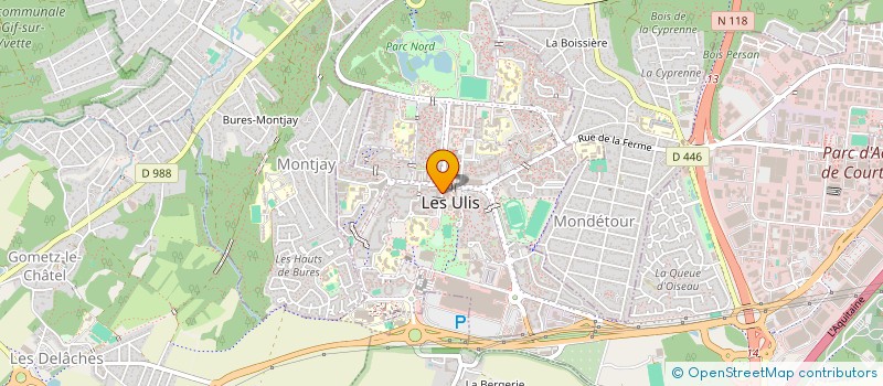 localisation de l'entreprise SAS ULYSSE  LES ULIS